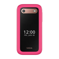 Thumbnail for Open Box - Nokia 2660 Dual SIM 4G FLIP BIG Button Phone Unlocked - Pink