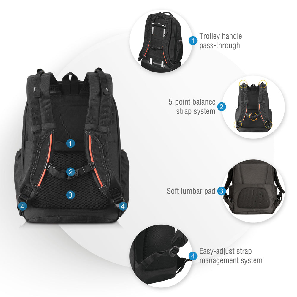 Everki 13" To 17.3" Atlas Checkpoint Friendly Backpack