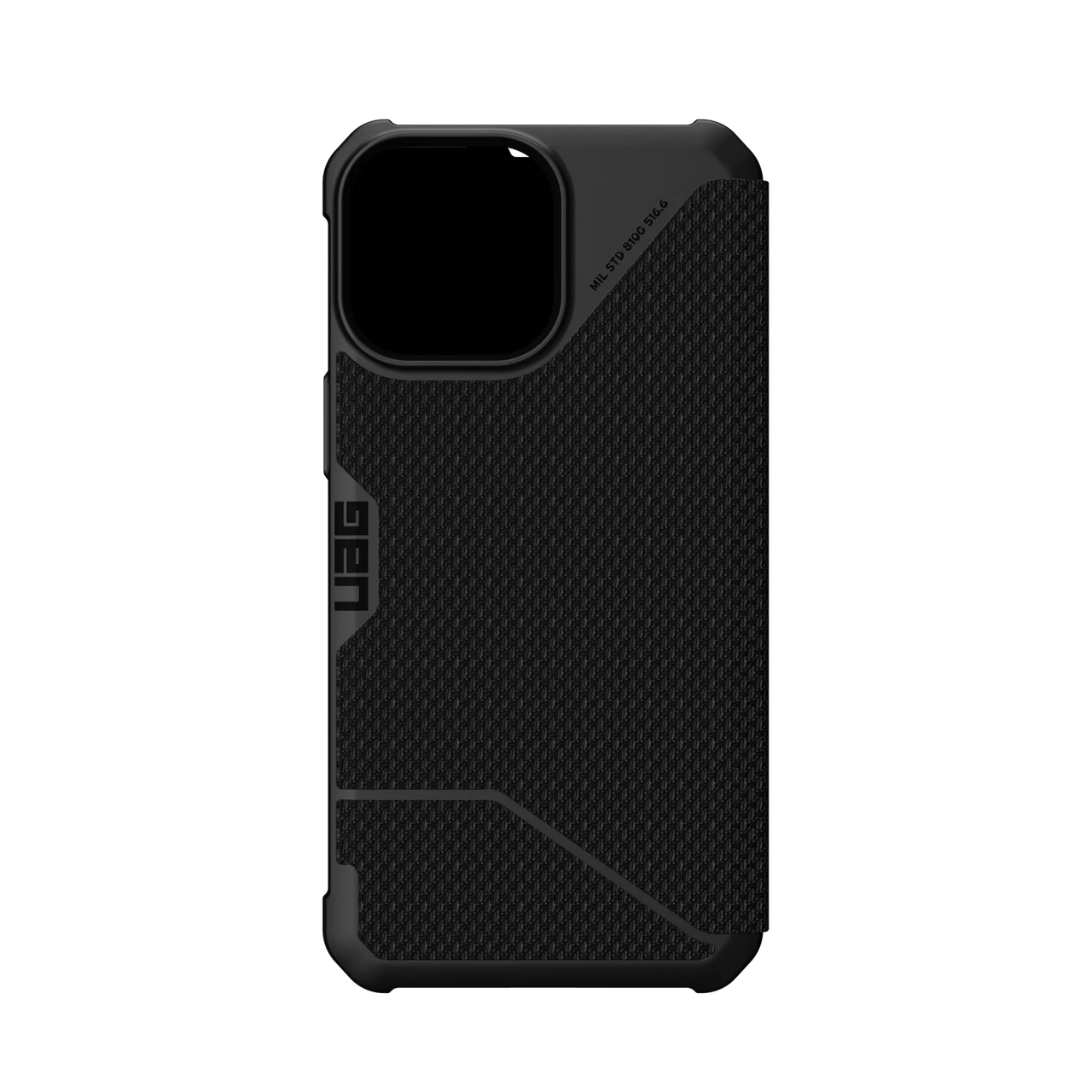 UAG Metropolis Folio 5G Case for iPhone 13 Pro Max - Kevlar Black
