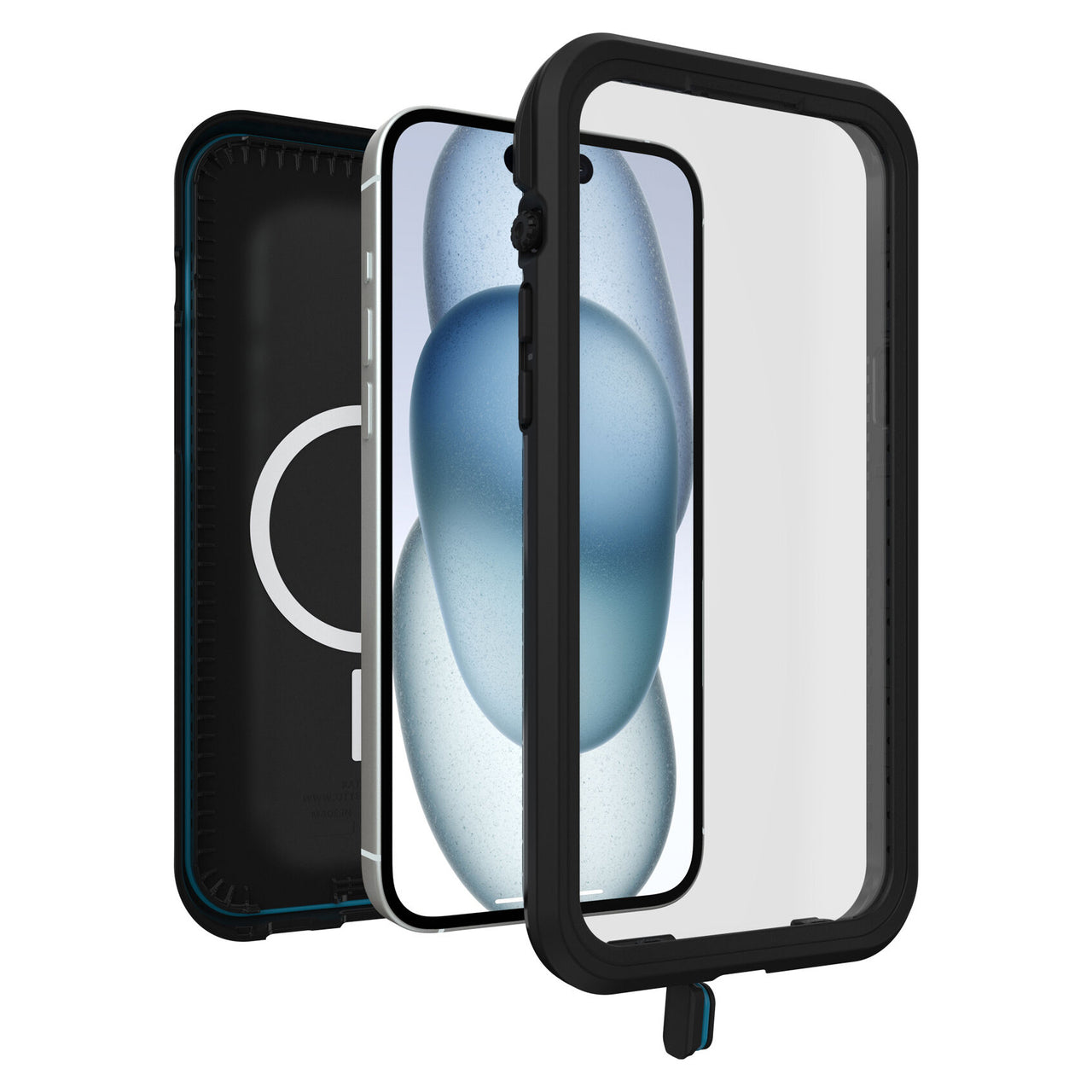 OtterBox Fre MagSafe Case for Apple iPhone 15 Plus 6.7" - Black