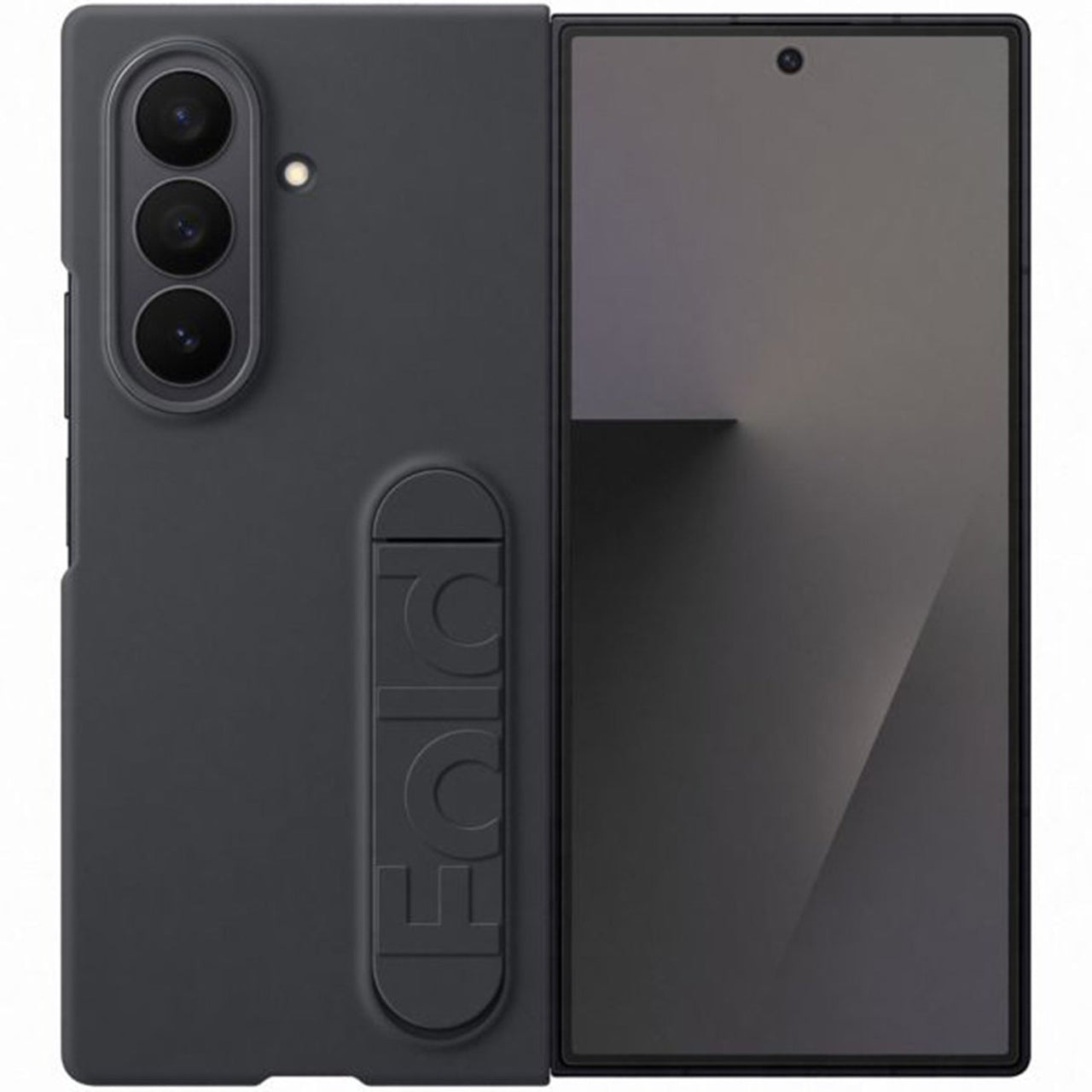 Samsung Silicone Stand Case for Galaxy Z Fold7 - Black