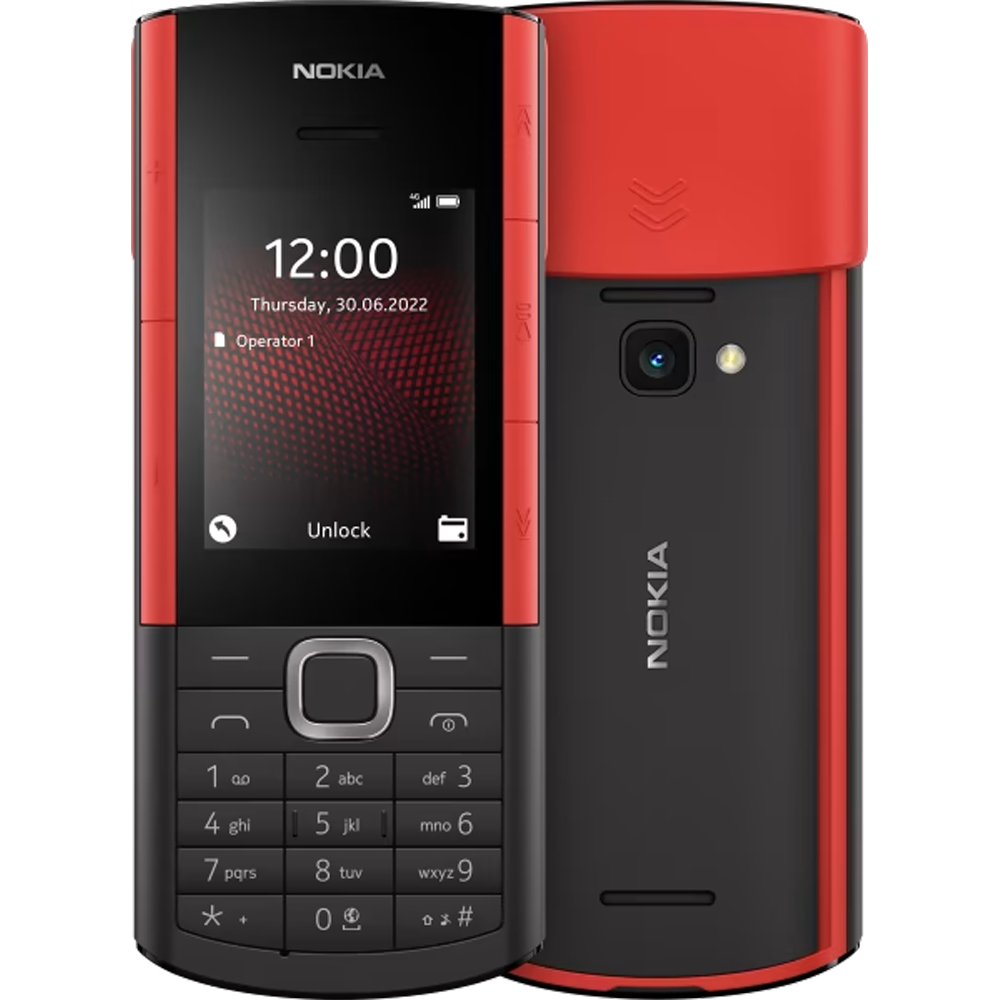 Nokia 5710 4G Big Button Phone Unlocked - Anzo Black