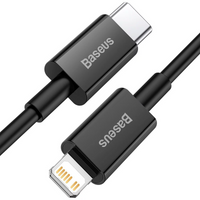 Thumbnail for Baseus Superior Series  20W USB-C to Lightning Data Cable Cord 1Meter - Black