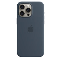 Thumbnail for Apple iPhone 15 Pro Max Silicone Case with MagSafe Storm Blue