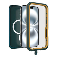 Thumbnail for OtterBox Fre MagSafe Waterproof Case for iPhone 16  - Green
