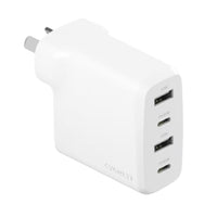 Thumbnail for Cygnett PowerPlus 45W Multi-Port AC Charger - White