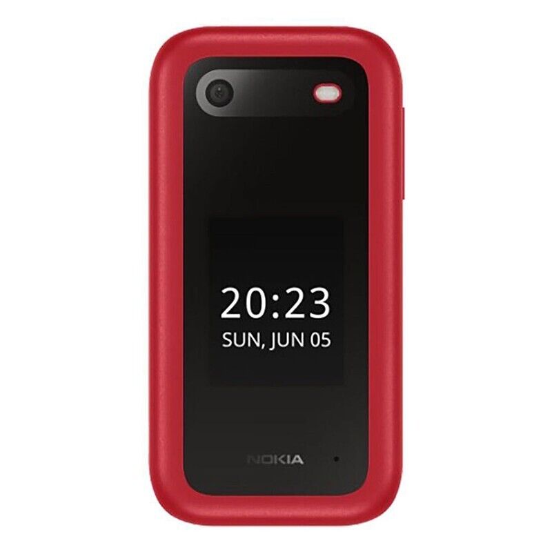 OUT OF STOCK Nokia 2660 Flip (Dual Sim, 2.8", 32GB, 4G) Cradle Bundle - Red