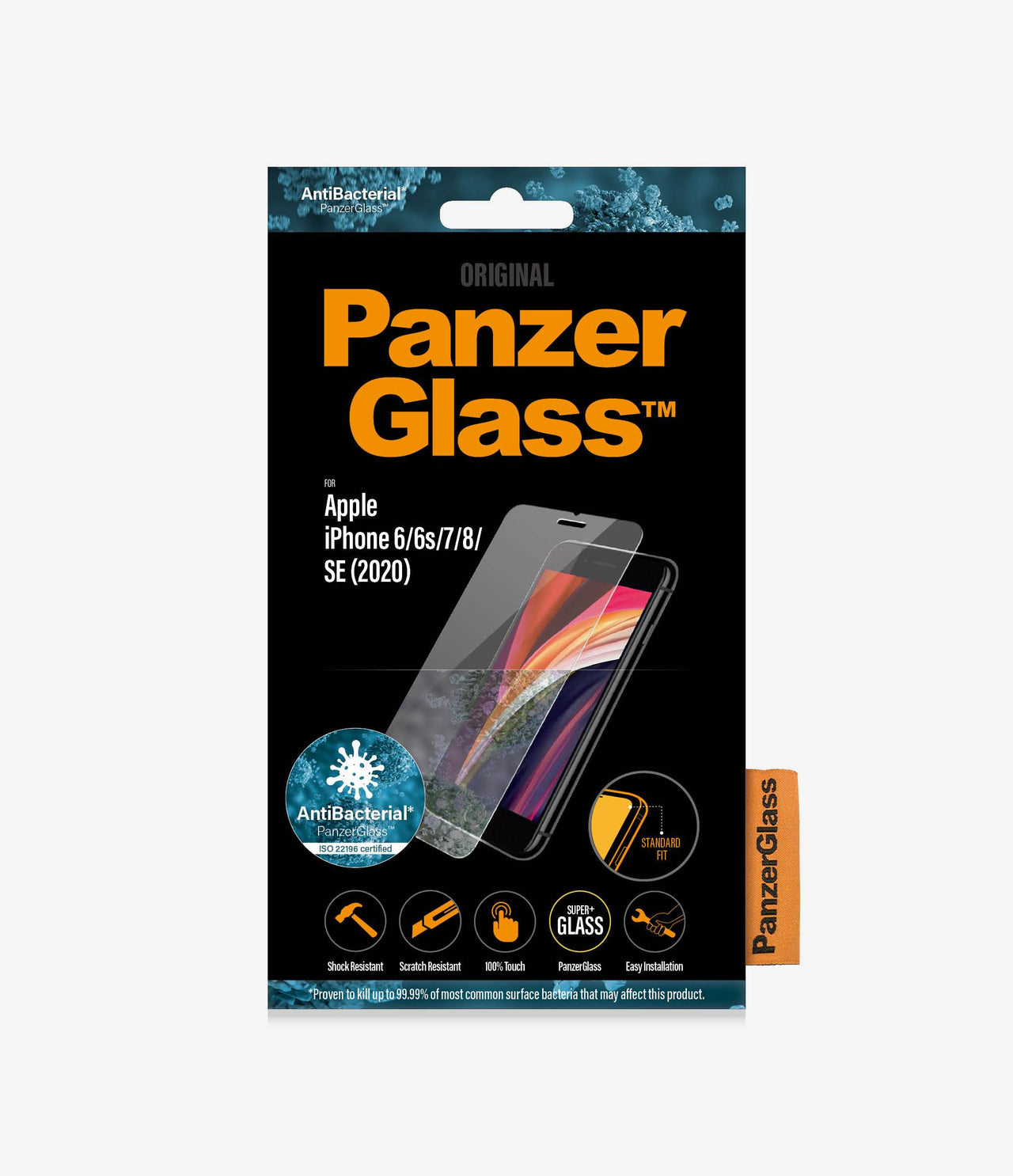 Panzer Glass Screen Protector for iPhone 6/6s/7/8/SE (2020) - Crystal Clear