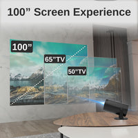 Thumbnail for Laser Multi-Angle Tube Android LED Projector - Black