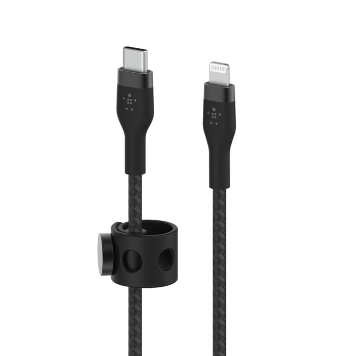 Belkin Pro Flex Elite Lightning To USB-C Cable 1m Black