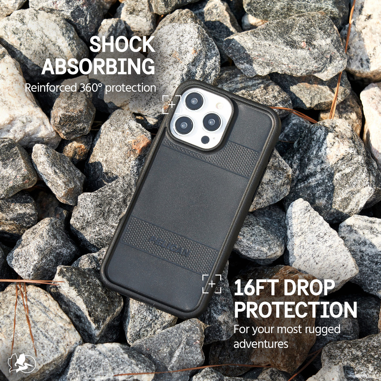 Pelican MagSafe Protector Case for iPhone 16 Pro Max - Black