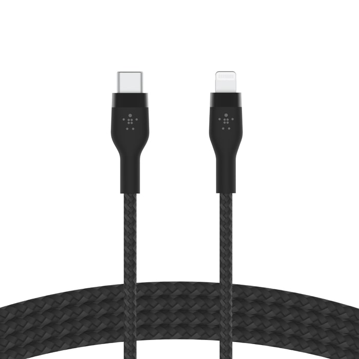Belkin Pro Flex Elite Lightning To USB-C Cable 1m Black