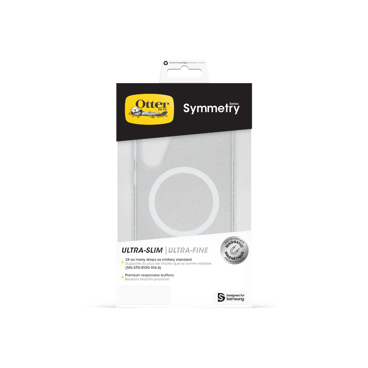 OtterBox Symmetry Magnets Case for Samsung Galaxy S25 - Stardust