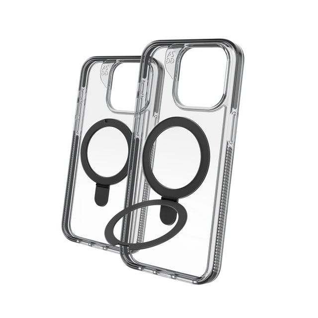 ZAGG Santa Cruz Snap w/ Ringstand iPhone 15 Plus - Black