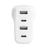 Thumbnail for Cygnett PowerPlus 45W Multi-Port AC Charger - White