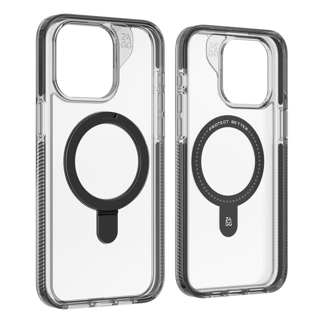 ZAGG Santa Cruz Snap w/ Ringstand iPhone 15 Plus - Black