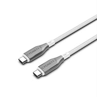 Thumbnail for Cygnett Armoured USB-C to USB-C Cable 2M - White