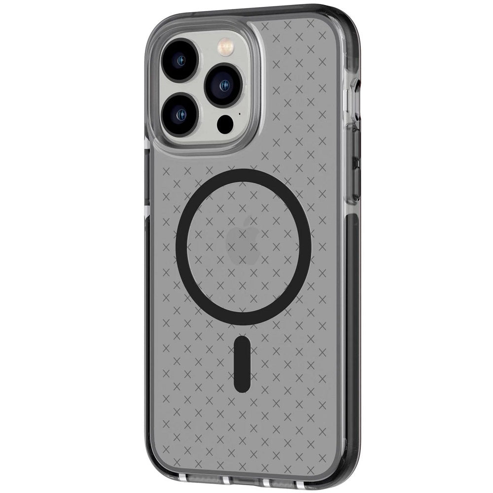 Tech21 Evo Check Case with Magsafe for iPhone 14 Pro Max - Smokey Black