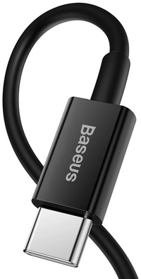 Thumbnail for Baseus Superior Series  20W USB-C to Lightning Data Cable Cord 1Meter - Black