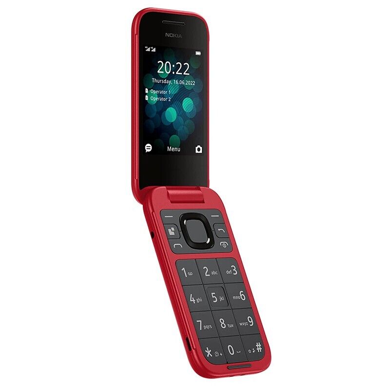 OUT OF STOCK Nokia 2660 Flip (Dual Sim, 2.8", 32GB, 4G) Cradle Bundle - Red