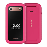Thumbnail for Open Box - Nokia 2660 Dual SIM 4G FLIP BIG Button Phone Unlocked - Pink