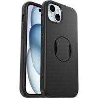 Thumbnail for OtterBox OtterGrip Symmetry MagSafe Case for Apple iPhone 15 Plus / 14 Plus (6.7') - Black