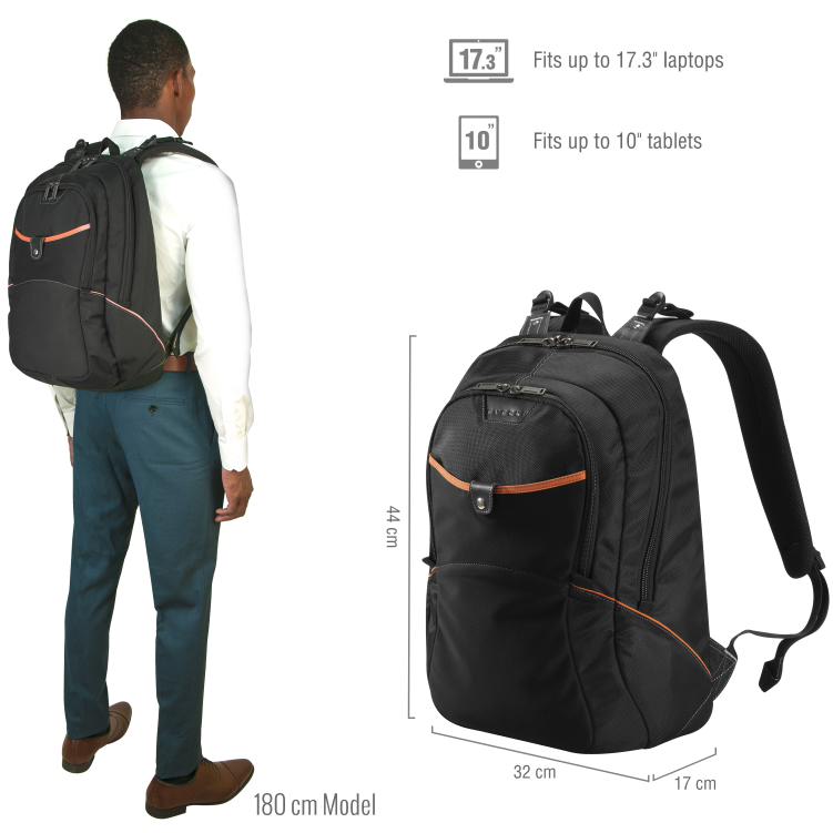 Everki Glide 17.3-Inch Laptop Backpack Fits