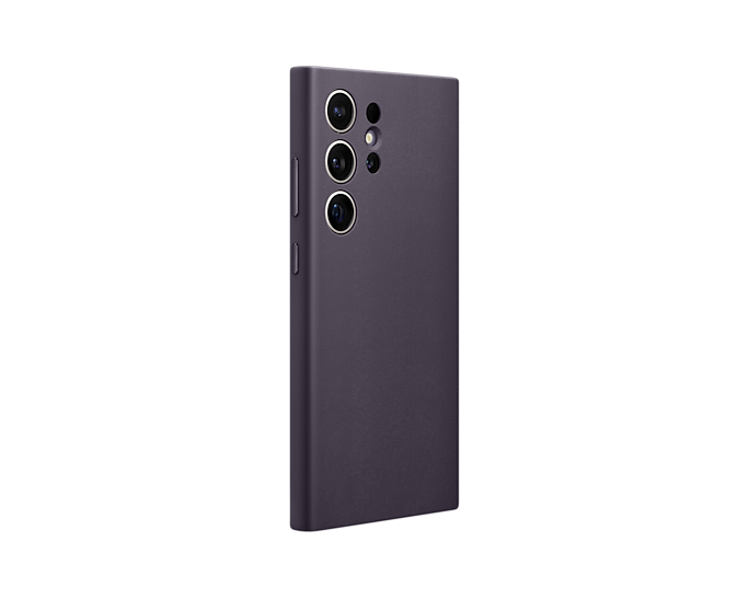 Samsung Eco-Leather Case for Galaxy S24 Ultra - Dark Violet