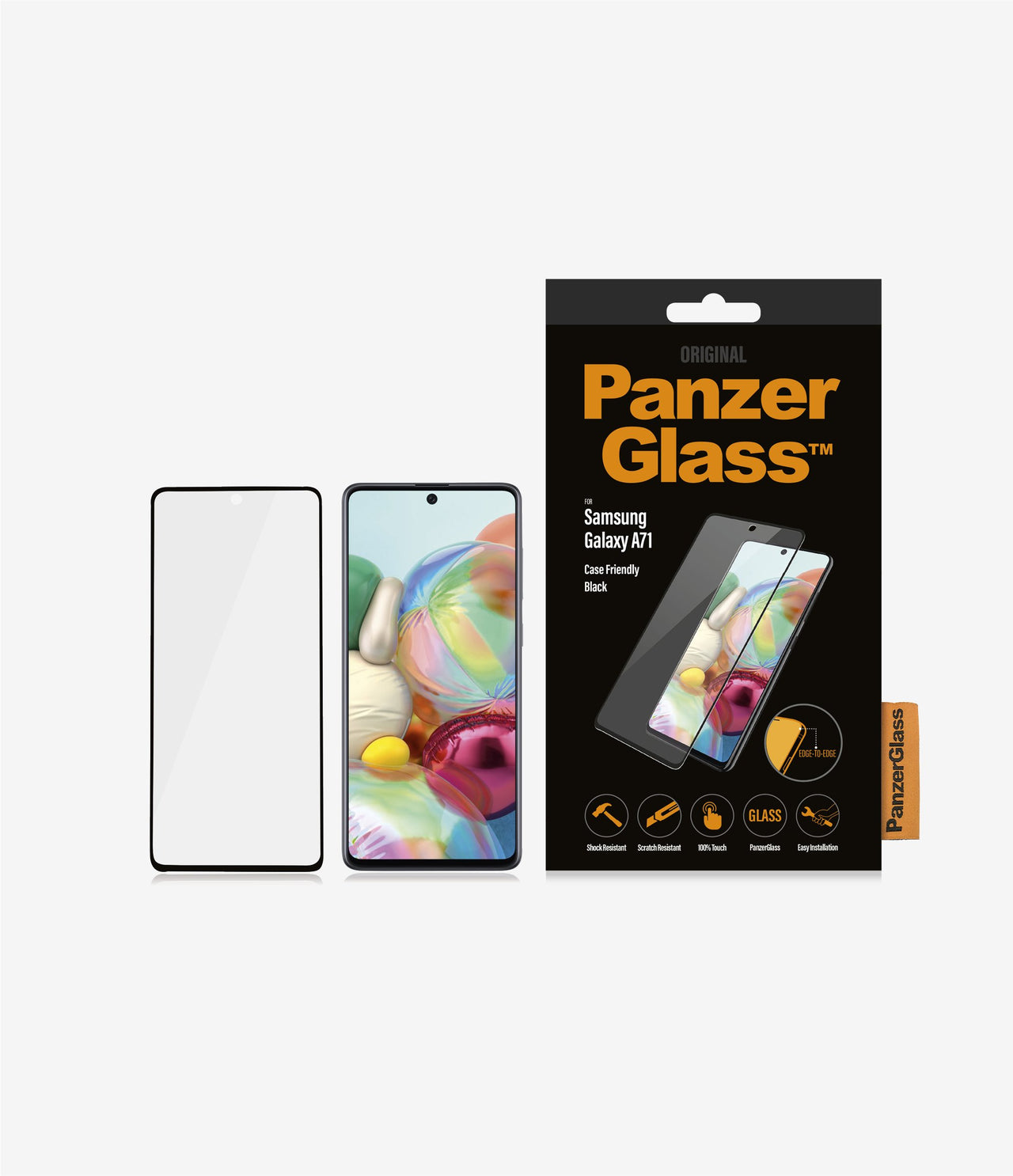 Panzer Glass Screen Protector for Samsung Galaxy A71 - Black