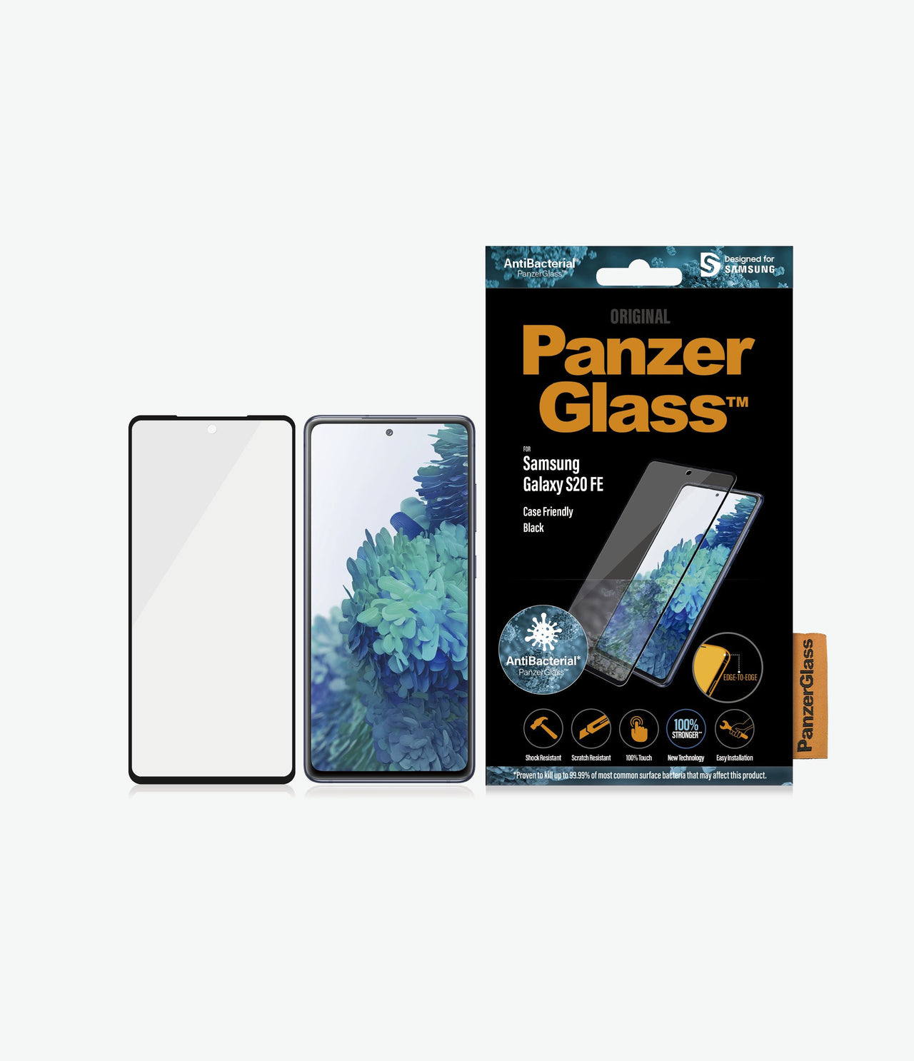 Panzer Glass Screen Protector for Samsung Galaxy S20 FE CF - Black