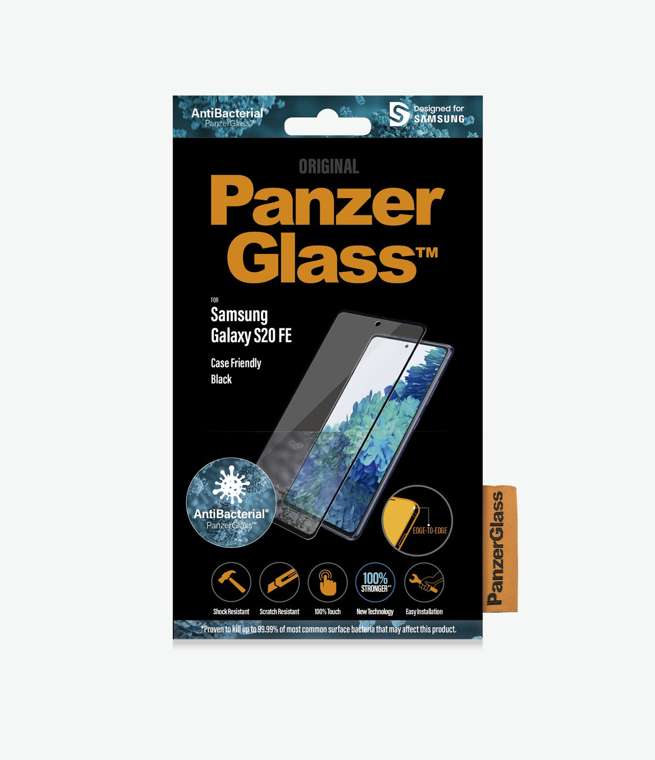 Panzer Glass Screen Protector for Samsung Galaxy S20 FE CF - Black
