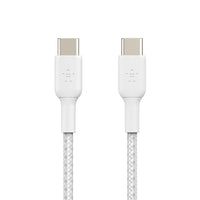 Thumbnail for Belkin BoostCharge Braided USB-C to USB-C Cable (1m/3.3ft) -White