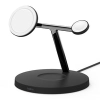 Thumbnail for Belkin BoostCharge PRO 3-in-1 Wireless Charger Stand MagSafe 2023 Model - Black
