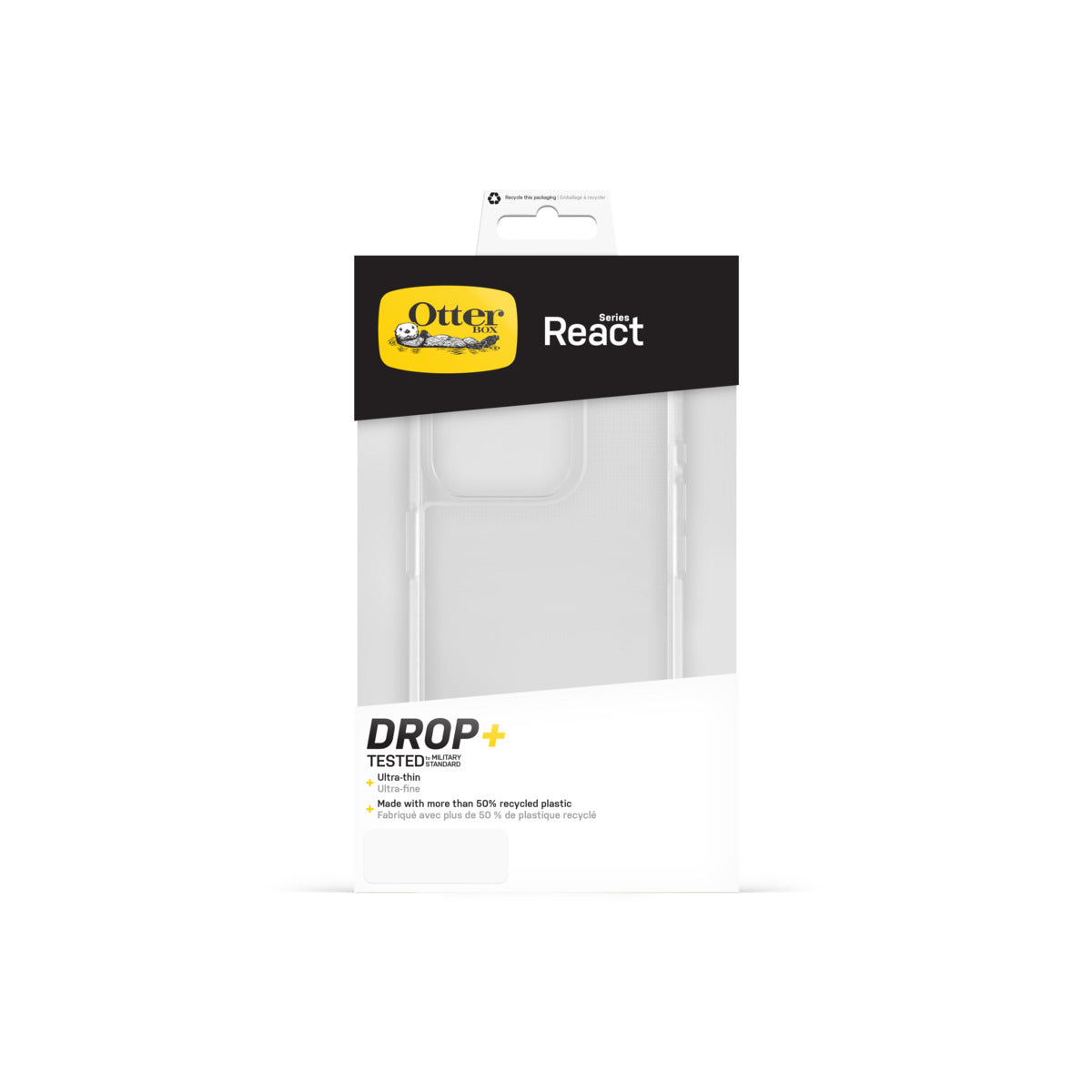 Otterbox React Series Phone Case for iPhone 15 Pro - Clear
