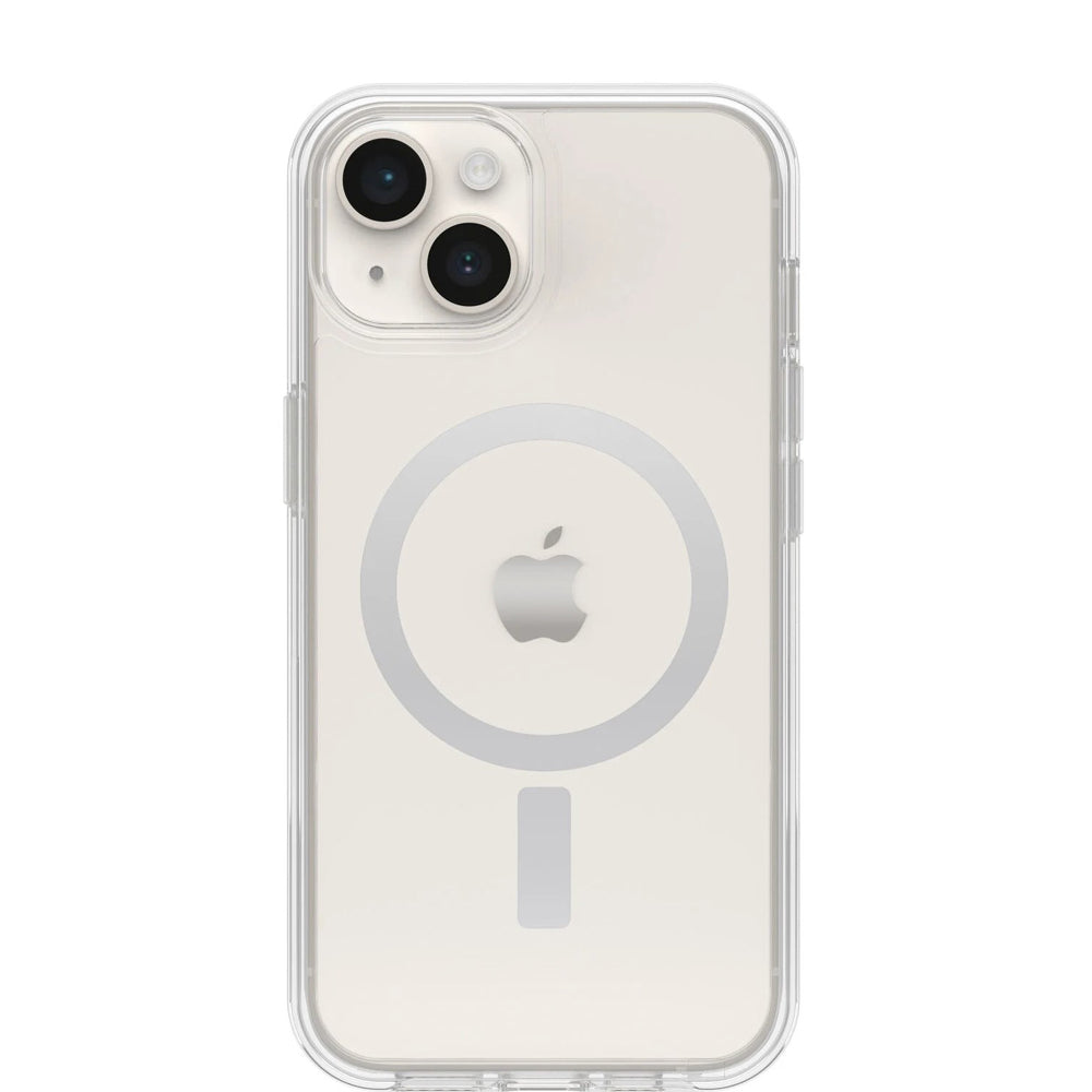 OtterBox Symmetry+ MagSafe Case for Apple iPhone 15 Pro - 6.1" - Clear