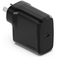 Thumbnail for Cygnett Powerplus 45W Wall Charger AU - black