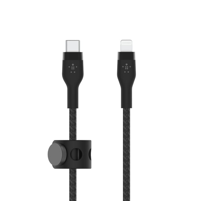 Belkin Pro Flex Elite Lightning To USB-C Cable 1m Black