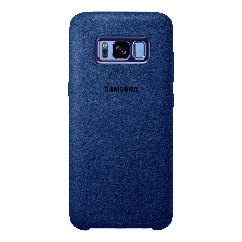 Samsung Galaxy S8 plus Alcantara back Cover - Blue new