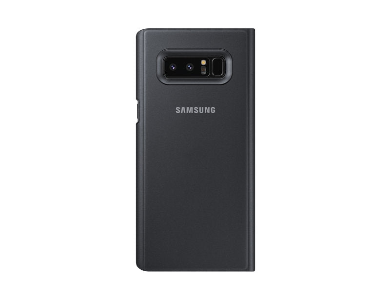 Samsung Clear View Standing Cover Suits Galaxy Note 8 - Black