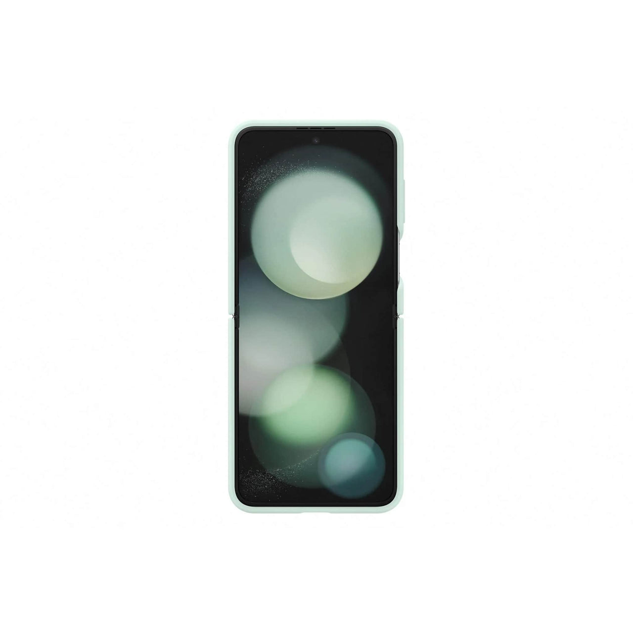 Samsung Silicone Case with Ring for Galaxy Z Flip5 - Ocean Green