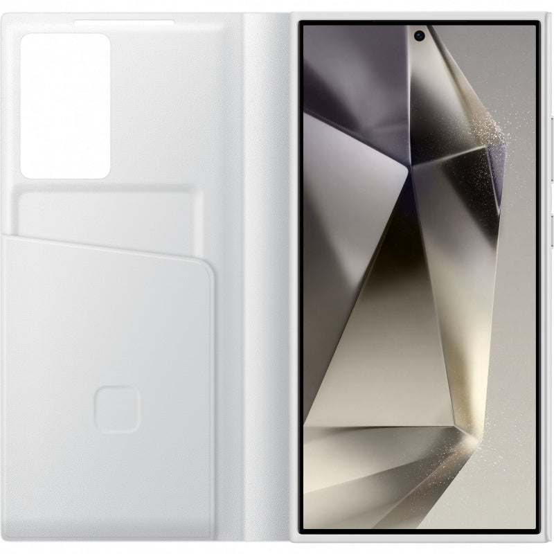 Samsung Smart View Wallet Case for Galaxy S24 Ultra - White