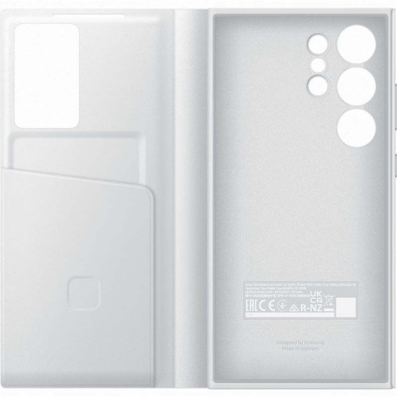 Samsung Smart View Wallet Case for Galaxy S24 Ultra - White