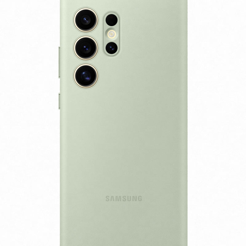 Samsung Smart View Wallet Case for Galaxy S24 Ultra - Light Green