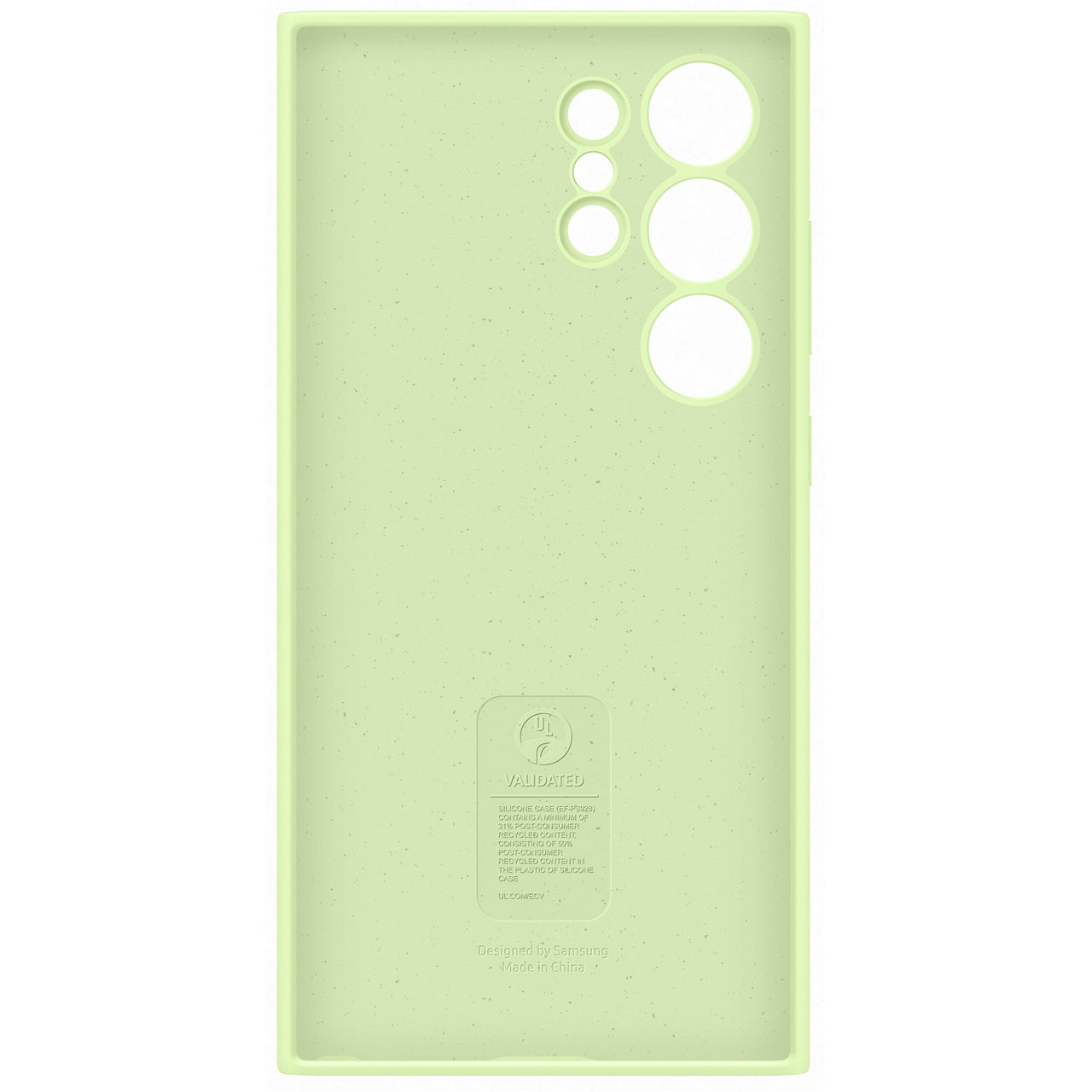 Samsung Silicone Case for Galaxy S24 Ultra - Light Green