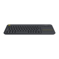 Thumbnail for Logitech K400 Plus Wireless Touch Keyboard - Black