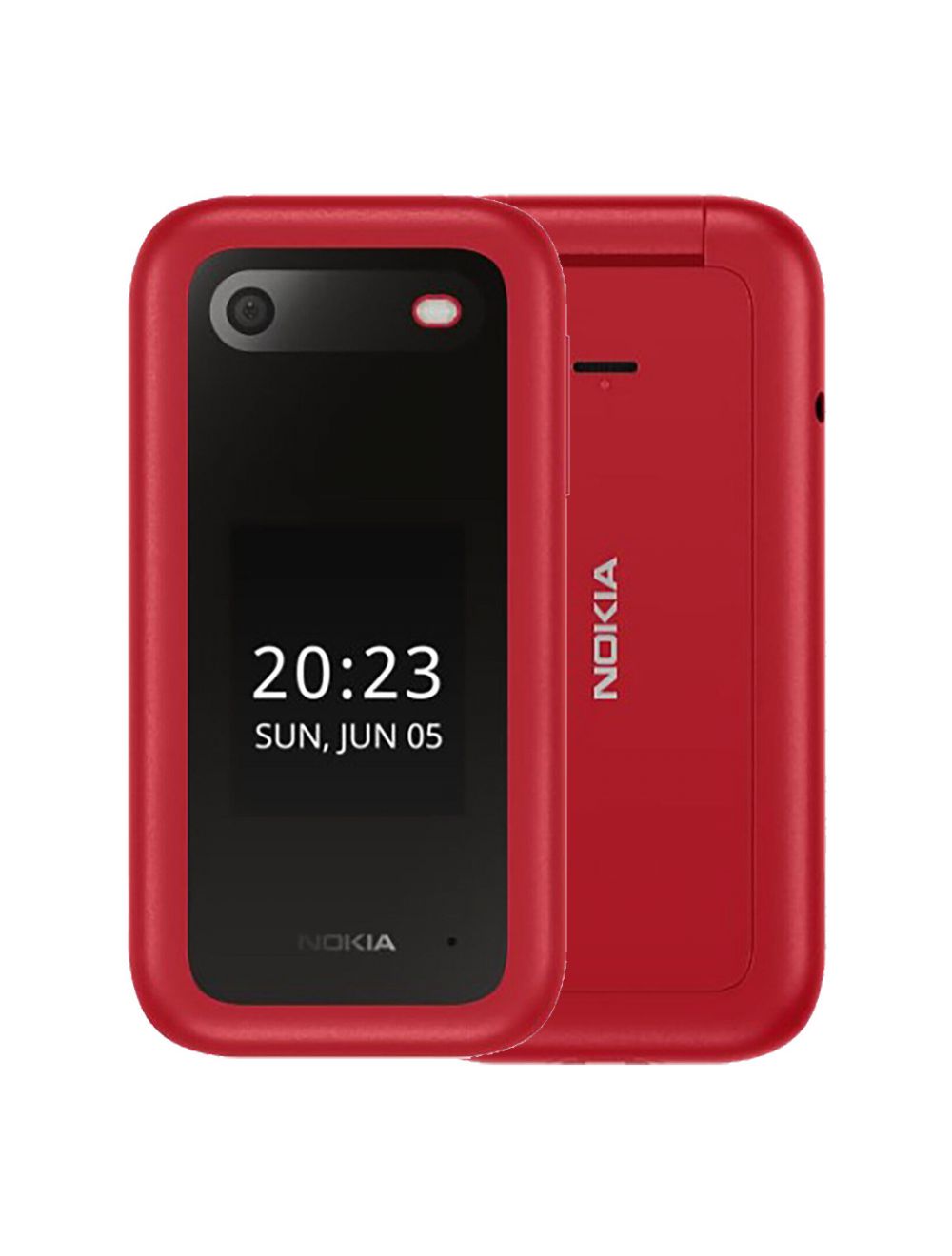 OUT OF STOCK Nokia 2660 Flip (Dual Sim, 2.8", 32GB, 4G) Cradle Bundle - Red