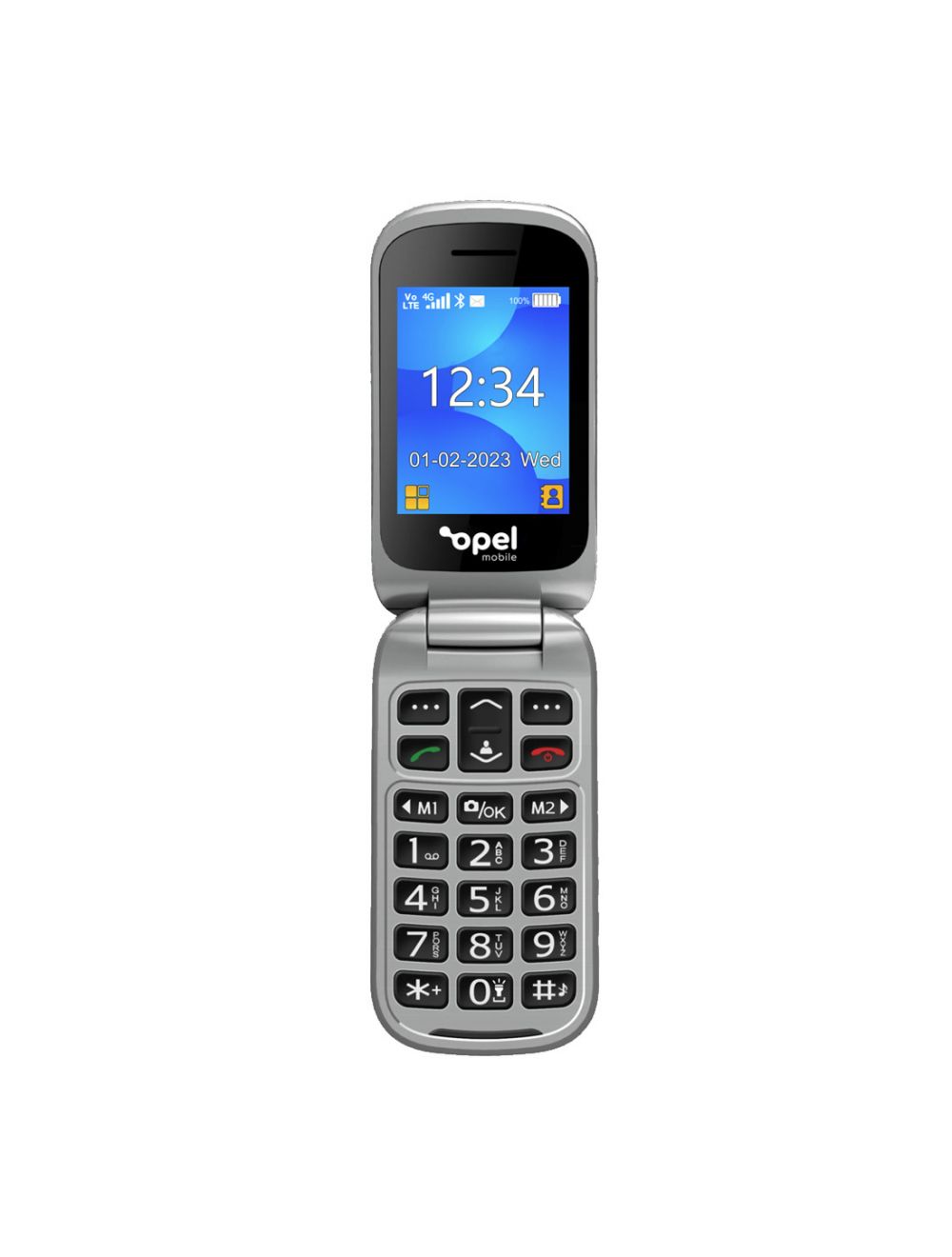 Opel Flip Phone 6 (2.4'', Keypad) - Black