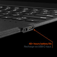 Thumbnail for Cygnett Microsoft Surface Pro 11/ Pro 10 Pro 9/ Pro 8 Magnetic Keyboard - Black Pen Slot