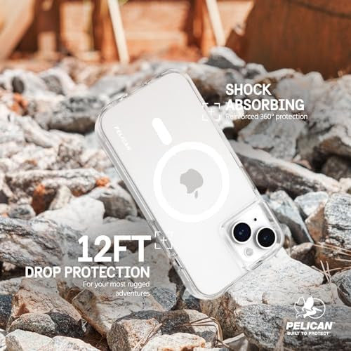 Pelican Ranger Series with Magsafe for iPhone 15 Plus - Clear
