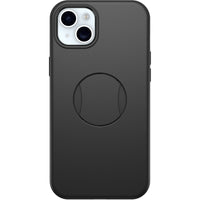Thumbnail for OtterBox OtterGrip Symmetry MagSafe Case for Apple iPhone 15 Plus / 14 Plus (6.7') - Black